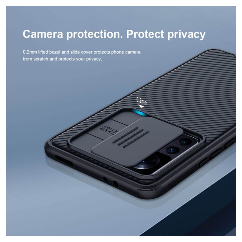 Maskica Nillkin CamShield Pro za Xiaomi 12T plava