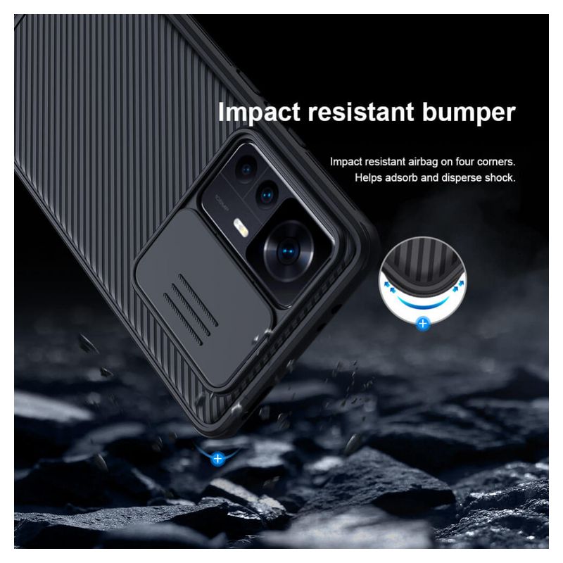 Maskica Nillkin CamShield Pro za Xiaomi 12T plava