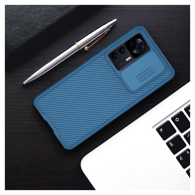 Maskica Nillkin CamShield Pro za Xiaomi 12T plava