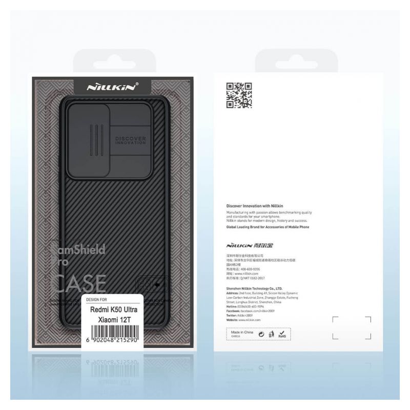 Maskica Nillkin CamShield Pro za Xiaomi 12T plava