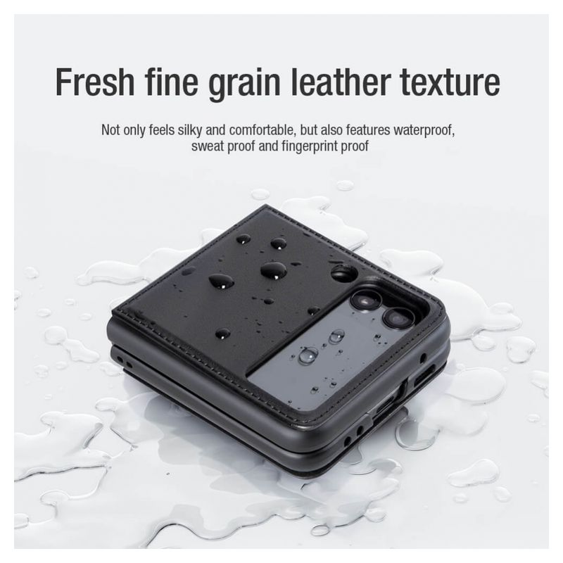 Maskica Nillkin Qin za Samsung Galaxy Z Flip 4 crna