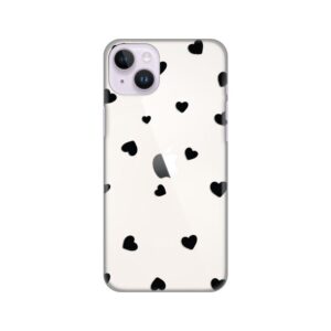 Maskica Silikonska Print Skin za iPhone 14 Plus 6.7 Hearts