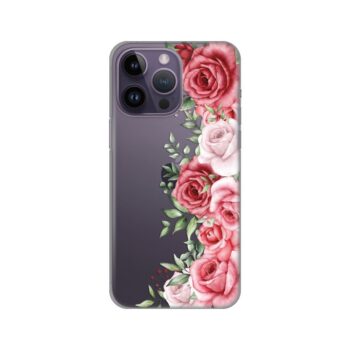 Maskica Silikonska Print Skin za iPhone 14 Pro Max 6.7 Wild Roses