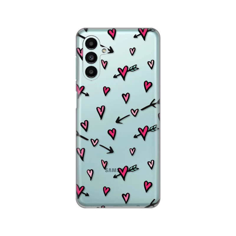 Maskica Silikonska Print Skin za Samsung A136B/A047F Galaxy A13 5G/A04s Heart Pattern