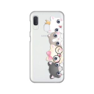 Maskica Silikonska Print Skin za Samsung A202F Galaxy A20e Cats