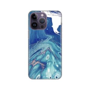 Maskica Silikonska Print za iPhone 14 Pro Max 6.7  Blue Marble