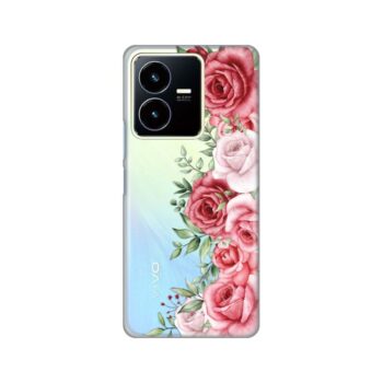 Maskica Silikonska Print za Vivo Y22s/Y35 Wild Roses