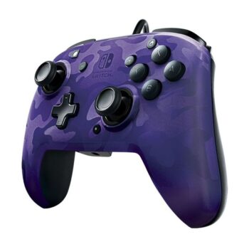 Nintendo Switch Faceoff Deluxe Controller + Audio Camo Purple