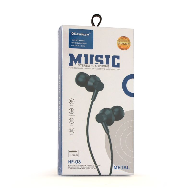 Slusalice Oxpower HF-03 3.5mm crna Slusalice Oxpower HF-03 3.5mm crna - Slika 1