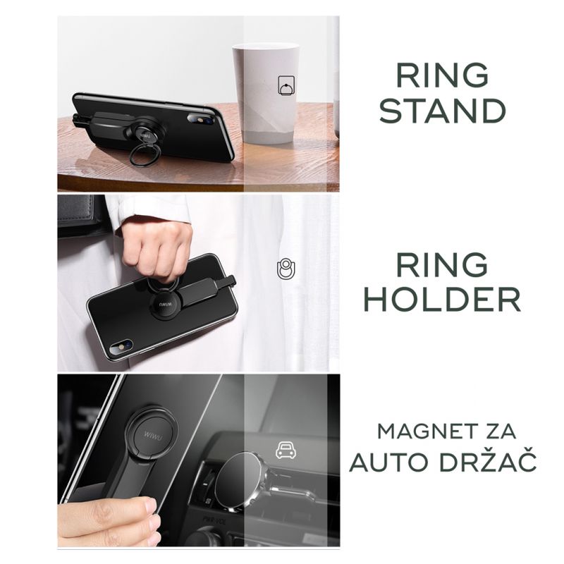 Adapter Wiwu za slusalice i punjenje iPhone lighting crni