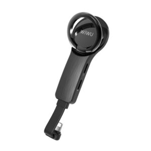 Adapter Wiwu za slusalice i punjenje iPhone lighting crni