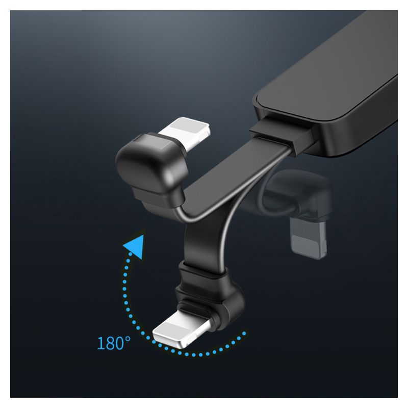Adapter Wiwu za slusalice i punjenje iPhone lighting crni