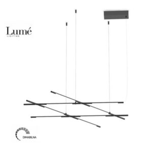 ARIA 12 LUSTER LED DIM 28W 3000K CRNA