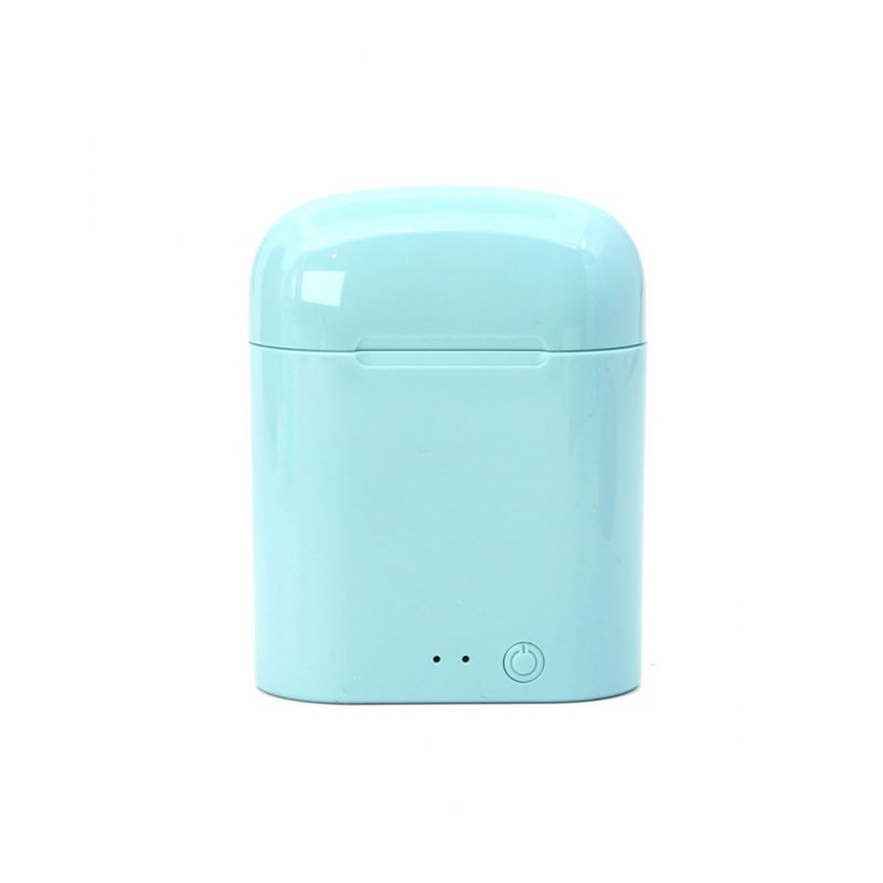 Bluetooth slusalice Airpods i7 mini svetlo plava HQ