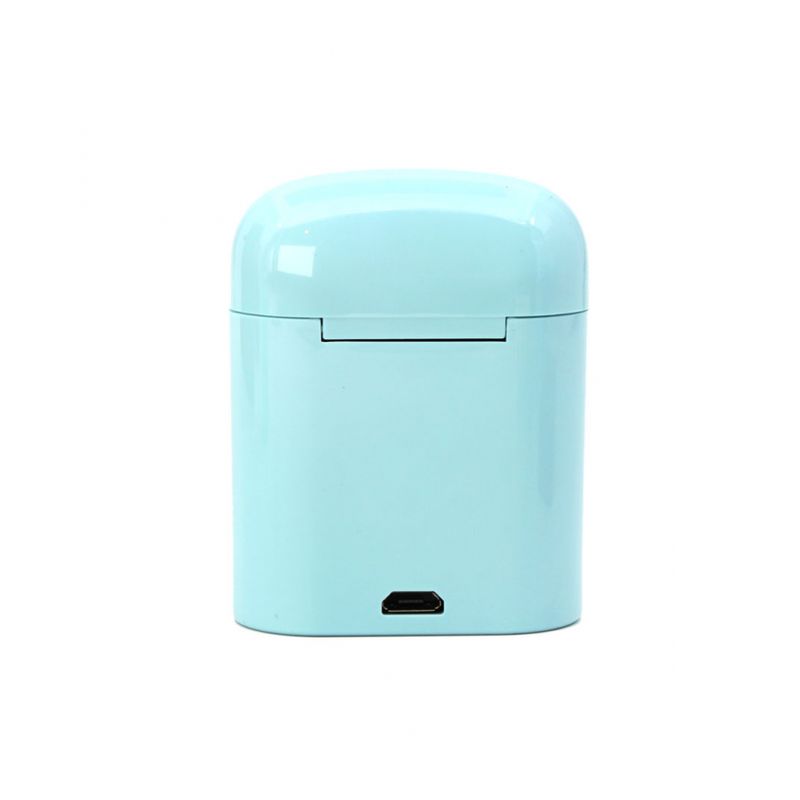 Bluetooth slusalice Airpods i7 mini svetlo plava HQ