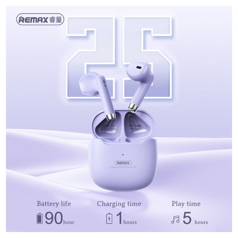 Bluetooth slusalice REMAX Marshmallow Series TWS-19 crne