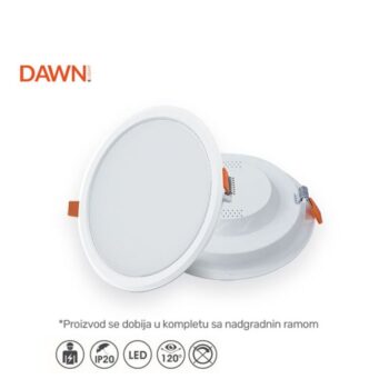DAWN LED PANEL KNC1-12W 6500K 960lm 120° IP20 / RAM
