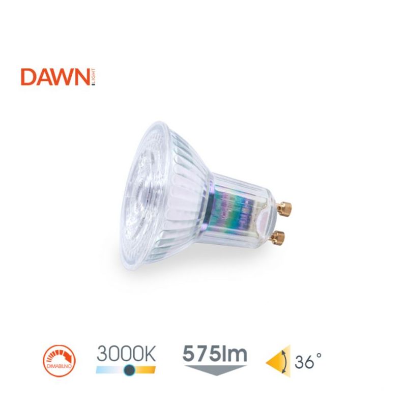 DAWN LED SIJALICA GU10 DIM. 8.3W 3000K PAR16 80 575lm 36° IP20