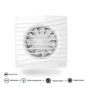 ERA VENTILATOR F100 SILENT 4C TURBO WHITE