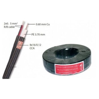 KOAKS.KABL RG59+2x0.50 r/b 100m 1801