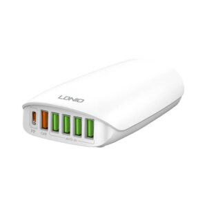 Kucni punjac LDNIO A6573C PD, QC4+, QC3.0, Auto ID 65W 1.5m naponski kabl