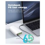 Kucni punjac LDNIO A6573C PD, QC4+, QC3.0, Auto ID 65W 1.5m naponski kabl - Slika 7