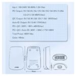 Kucni punjac LDNIO A6573C PD, QC4+, QC3.0, Auto ID 65W 1.5m naponski kabl - Slika 8