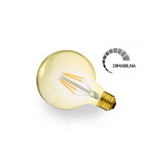 LED SIJALICA FILAMENT DIM G95 4W E27 2700K 400lm AMBER