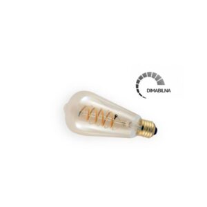 LED SIJALICA FILAMENT DIM ST64 AMBER E27 4W 2200K 250lm