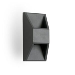 LED SVETILJKA 2561 ZIDNA 2*1W 4000K IP54  SIVA