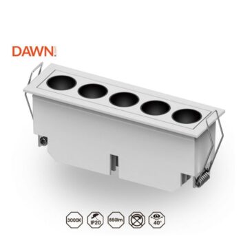 LED SVETILJKA FGL05 13W 3000K 40° BELA