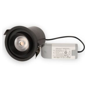 LED SVETILJKA JM-4601 U/Z PLAFONSKA 12W 3000K 24° DIM. CRNA