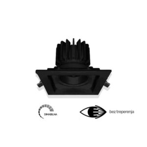 LED SVETILJKA L14430-15 PLAFONSKA DIM 15W 3000K 40° CRNA