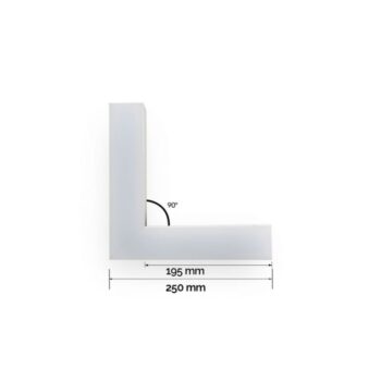LED SVETILJKA LT-T-020-B L(90°) 12W 4000K BELA