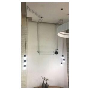LUNA 92 VISILICA 30W 3200K CRNA