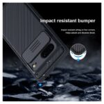 Maskica Nillkin CamShield Pro za Google Pixel 7 crna - Slika 7