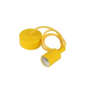 RUSTIK 119 VISILICA 1*E27 ZUTA pvc