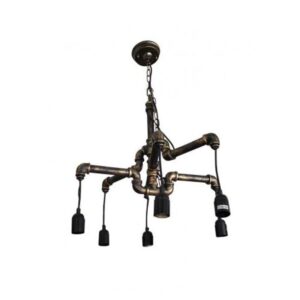 RUSTIK 31 LUSTER P0010-6 6*E27 cupreous