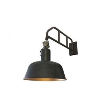 RUSTIK 95 ZIDNA LAMPA 1*E27 BLACK/GOLD