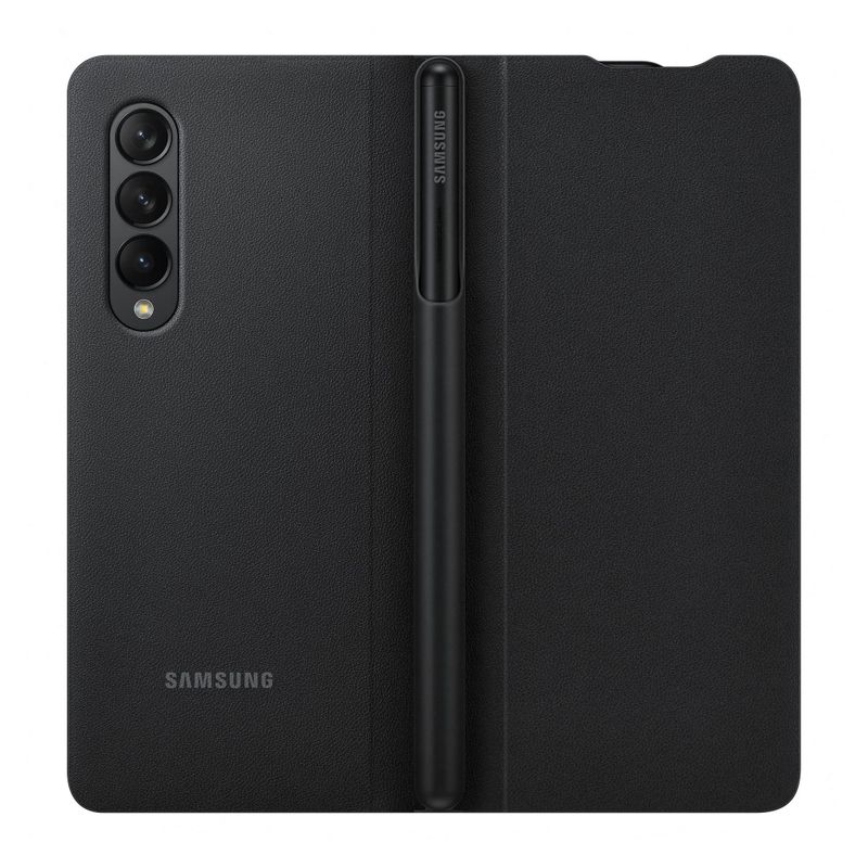 Samsung torbica kozna na preklop + olovka za Galaxy Z Fold 4 5G crna (EF-OK93P-CBE)