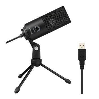 Studijski kondenzatorski mikrofon Fifine K669B/D669 metalni USB