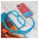 Univerzalni drzac telefona Crossbody svetlo plavi - Slika 8