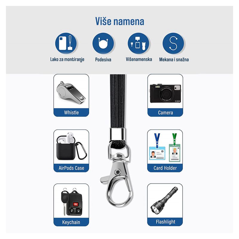 Univerzalni drzac telefona Crossbody zuti