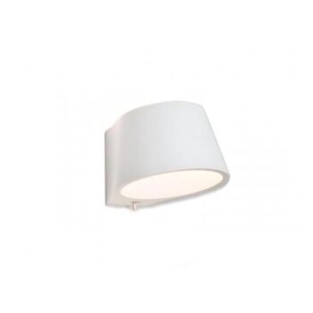 VESTA 191 ZIDNA LAMPA GIPS 1*E14 bela