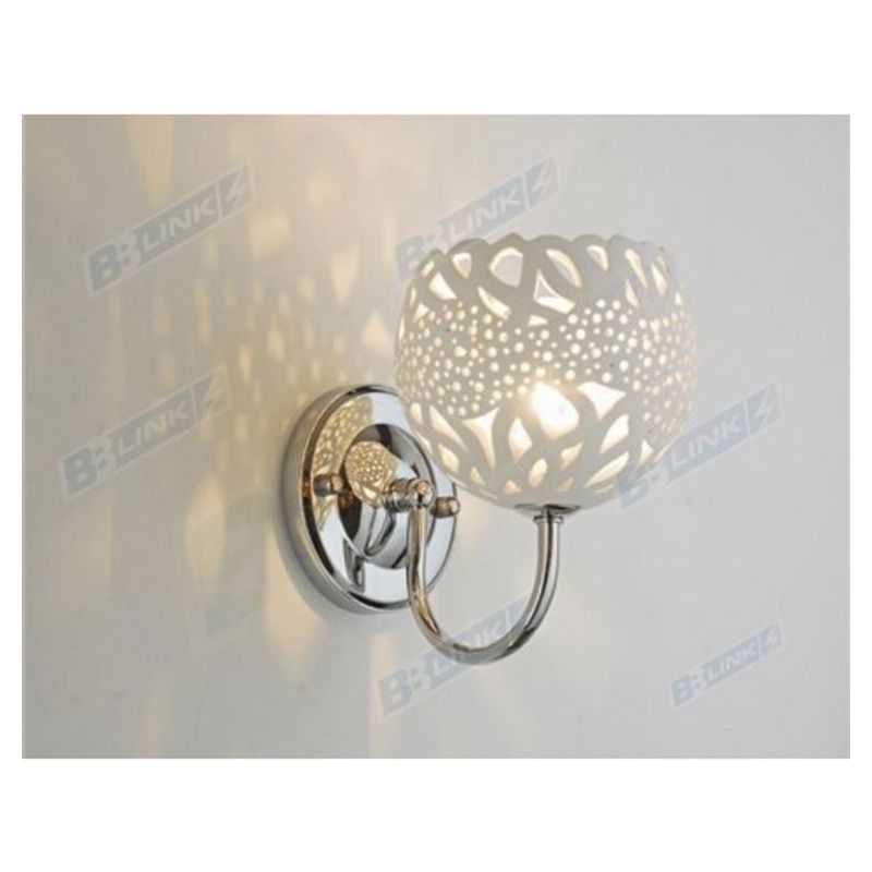 VESTA 193 ZIDNA LAMPA GIPS 1*E14 bela