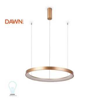 VESTA 355 VISILICA LED 48W 4000K BRUSENO ZLATO