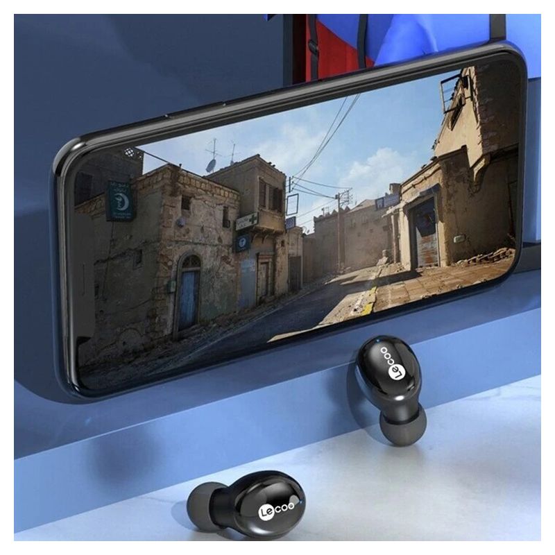 Bluetooth slusalice Lenovo TWS Earbuds EW301 Airpods crne