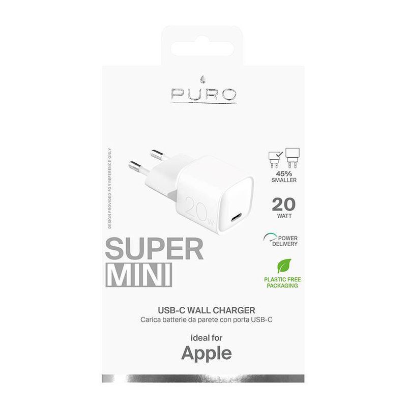 Kucni punjac Puro PD Fast Charger 20W beli