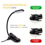 Led lampa EL01 crna - Slika 2