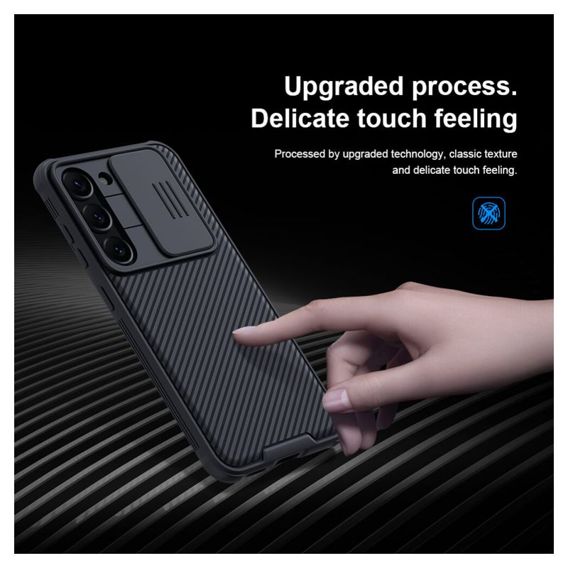 Maskica Nillkin CamShield Pro za Samsung Galaxy S23 Plus crna